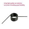 Wre diameter 0.8mm Right-handed single button torsion spring V-shaped spring torsion spring angle 180/120/90/60 degree