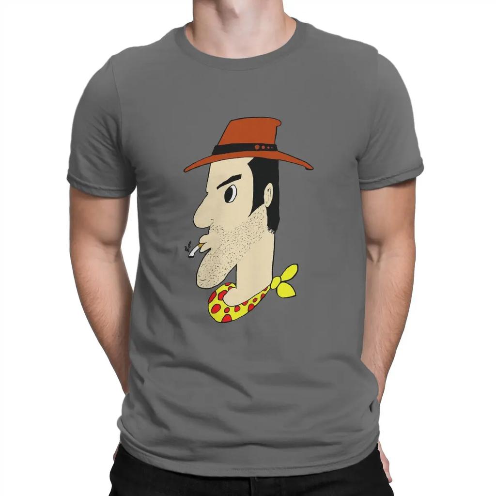 French Adventure Comics Unique TShirt Lucky Luke Casual T Shirt Summer T-shirt For Adult