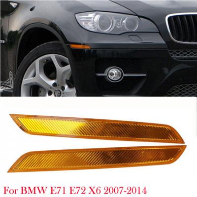Для BMW X6 E71 E72 07-2014 Янтарный Передний Бампер Крыло Боковой Маркер Светоотражатель