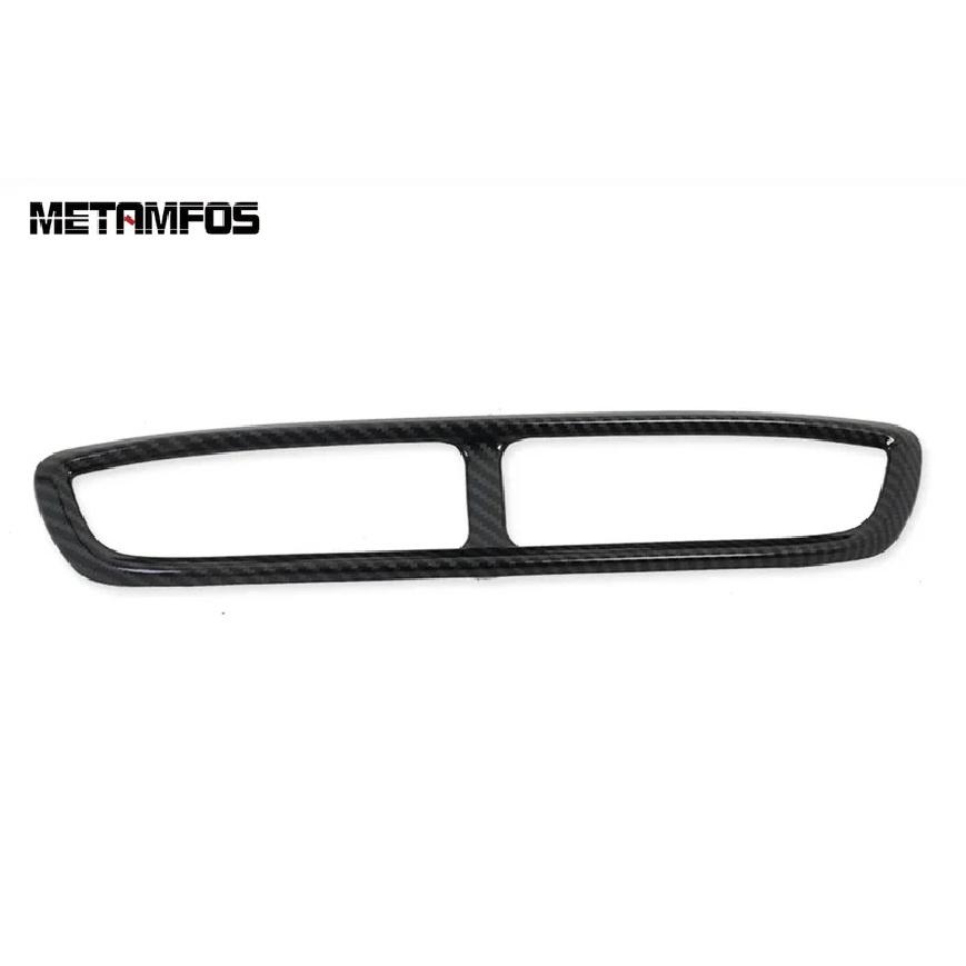 Center Console Air Condition AC Vent Outlet Cover Trim Sticker For Hyundai Tucson Carbon Fiber Interior Accessories