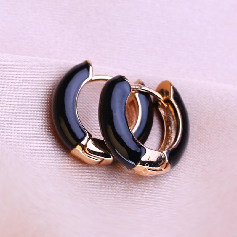 KNIKOO Round Clip Earrings For Women Fashion Earrings Jewerly For Wedding Party Gifts
