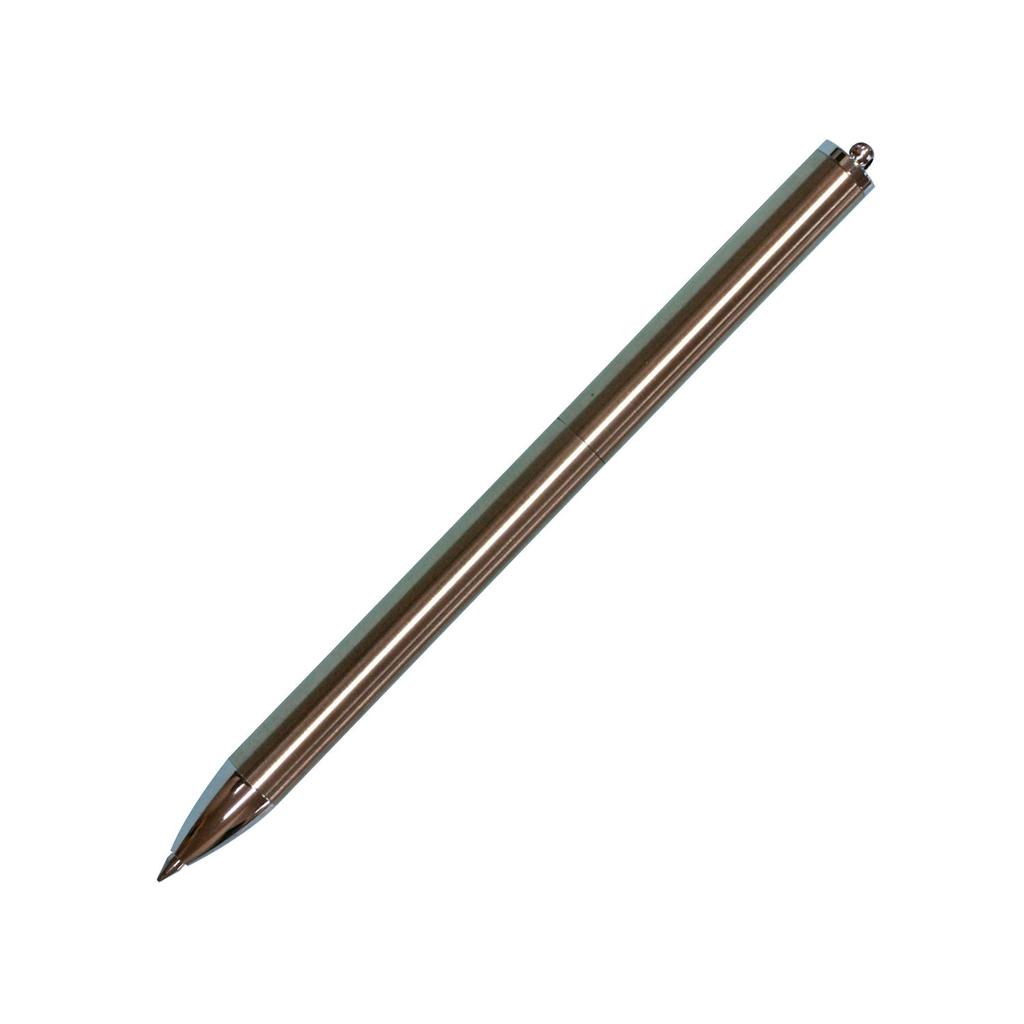 AS ONE Pressurized Stainless Steel Ballpoint Pen Black Mt-torimatsu KSB-130NPT