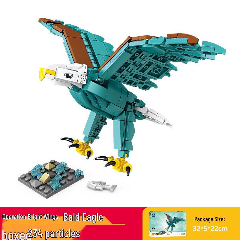 Кай Чжи Совместимая Лего Игрушка Насекомое: Mantis Конструктор для детей, Развивающий пазл с животными в подарок