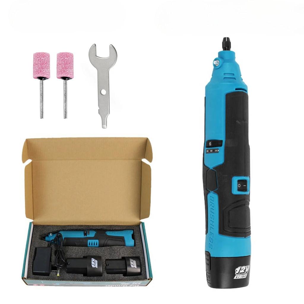 6 Variable Speed Grinding Polishing Electric Drill Carving Machine Cordless Electric Engraver Portable Mini Rotary Tool