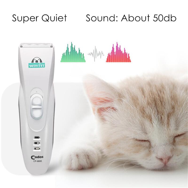 Codos CP6800 Professional Cat Dog Hair Trimmer Electric Mower Pet Hair Clipper Rechargeable Pets Grooming Shaver Haircut Machine