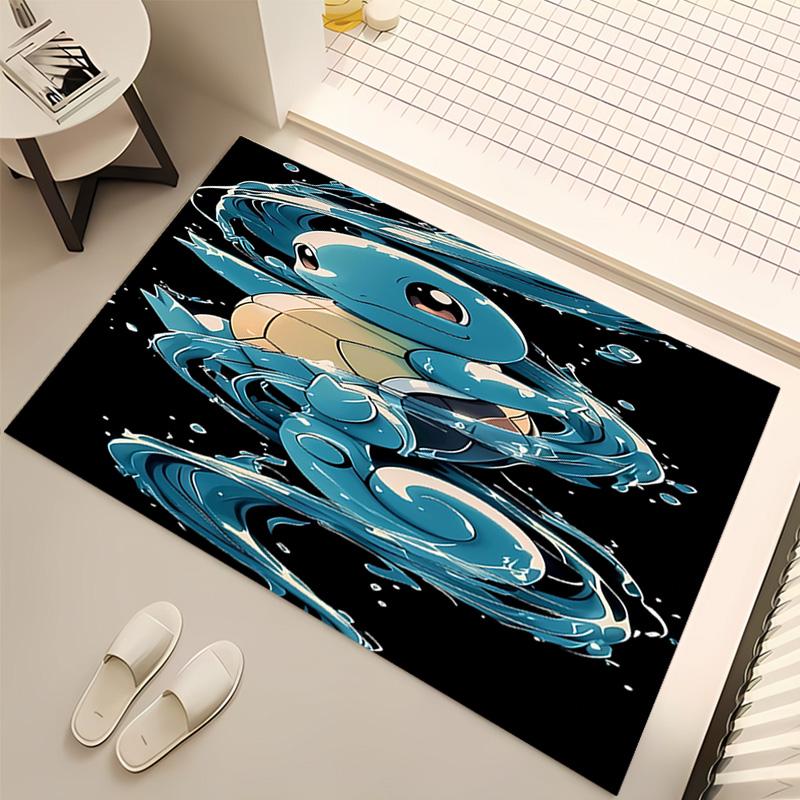 1pc Pokémon Print Area Rug - Soft, Washable Non-Slip Indoor Mat, Living Room, Home Office Decorative Rug,Office Decorative