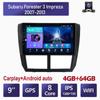 Автомобильный радиоприемник на базе Android Carplay для Subaru Forester 3 Impreza 2007-2013, мультимедийный видеоплеер, GPS-навигация, WIFI, 4 + 64 ГБ