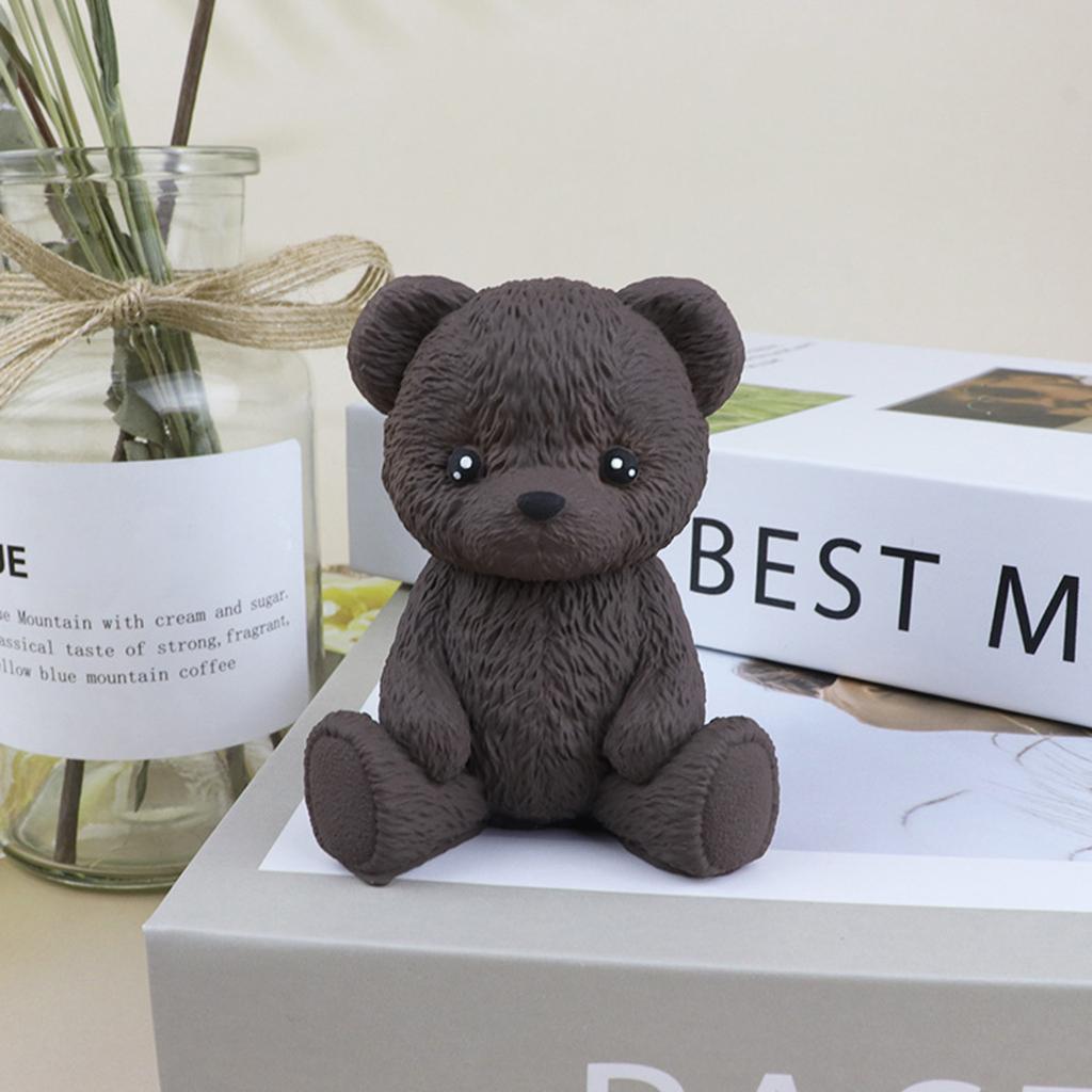 Формы для свечей в форме медведя Формы для медведя из смолы для мыла-свечи своими руками Украшения для шоколадного торта Помадка для кексов Муссы