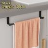 Towel Rod Steel Metal Wire Over Cabinet Towel Rack Storage Organizer Bathroom Door Hanging Towels Rack Punch-free Rag Hanger