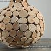 Креативная деревянная ваза Ваза для сухих цветов Настольная цветочная композиция Контейнер Декоративные вазы Украшение для дома Поделки Орнамент