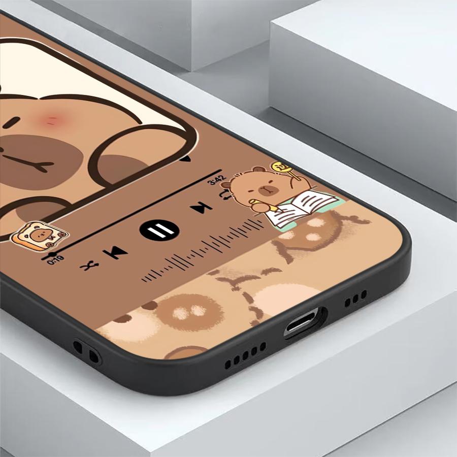 Чехол для Xiaomi Redmi 9 A4 A3 A5 12C K40 K80 Pro 13C 14C 10 A1 A2 Plus Funda Чехол для телефона Милая капибара