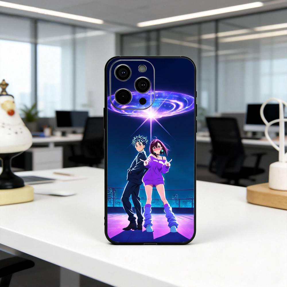 D-Dandadan M-Momoi Ayase Ken T-Takakura Чехол для телефона для iPhone 17, 16,15,14,13,12,11 Plus,Pro Max, Другие Мягкий Черный Чехол