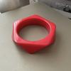Europe American Style Irregular Wide Bracelet Smudging Retro Hand Ring Vintage Resin Bangle  Women