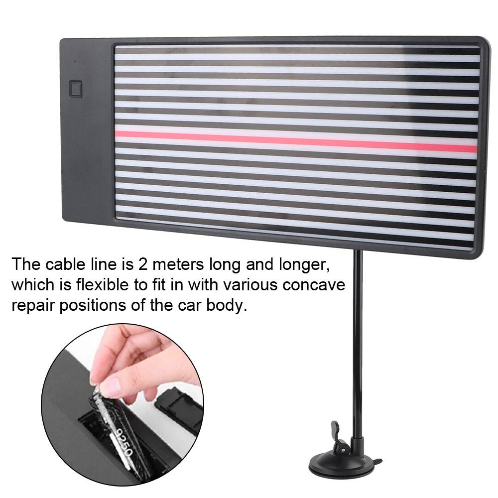 Удаление вмятин PDR Инструмент для ремонта вмятин автомобиля Проволочная доска Светодиодная лампа-рефлектор Комплекты Беспокрасочная проверочная линия Доска Рефлекторный набор