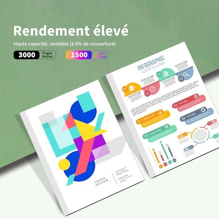 Cartouche d'Encre Compatible - ABIESSENCE - LC426 - Multipack 4 Cartouches - Rendement Élevé - Testé 100%