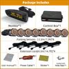 Vehicle Car 8 Parking Sensors System Reverse Backup Radar Front and Rear Assistant Kit Parktronic Auto Distance Detection Beep
