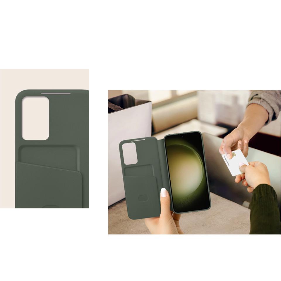 Умный чехол-книжка Smart View для Samsung Galaxy S23 S23+ S23 Plus SM-S911B SM-S916B S-View Чехол для телефона