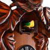 Qtz Cuckoo Clock - Bird on Top Wooden Case - Small
