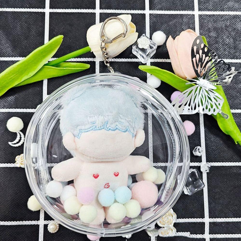 Многоцветная коробка для демонстрации кукол, 10 см, чехол для хранения игрушек, прозрачная уличная сумка