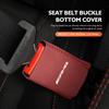 ECLD4 2PCS Car Seat Belt Anti Scratch Buckle Protector Cover Accessories For Mercedes Benz AMG C180 C300 W124 W176 W177 C200 C260 GLC