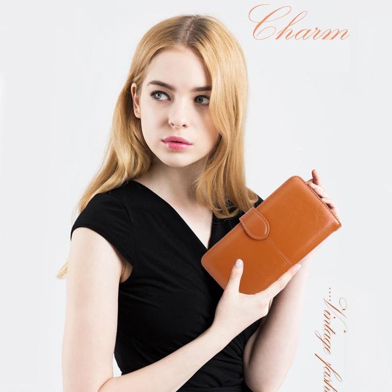 Лидер продаж, женский кожаный клатч, брендовый кошелек для монет, женский кошелек с держателем для карт, длинный женский клатч Carteira Feminina