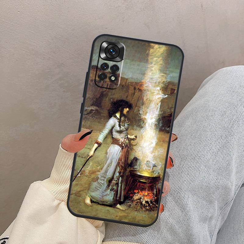 Чехол John William Waterhouse для Xiaomi Redmi Note 12 11 8 9 10 Pro 11S 10S 9S Redmi 12C 10C 9A 9C 9T Задняя крышка