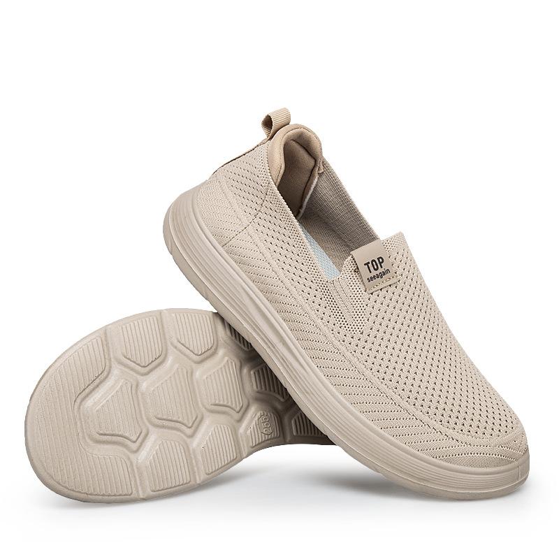 Cloth shoes men's net shoes summer mesh breathable and lightweight medium sports and leisure shoes