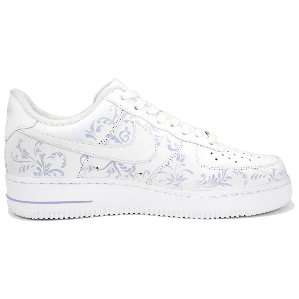 Nike Air Force 1 07 Wan Hua Nong, Теплые Сине-Белые Фарфоровые Нескользящие Низкие Скейтбордические Кроссовки CW2288-111(Команда113-)