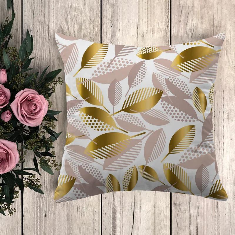 Подушка в стиле аниме с черным золотым принтом Декоративные наволочки Наволочка для дивана Подушки Чехол для подушки x Декоративные подушки