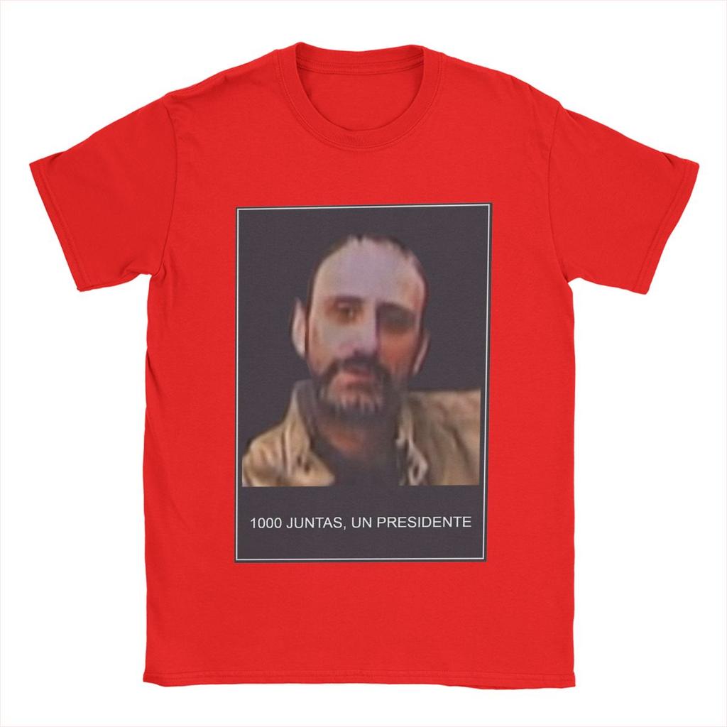 Мужская футболка Хуан стоит 1000 досок Президент Хипстер Хлопковые футболки Футболка с коротким рукавом Круглый вырез Топы С принтом