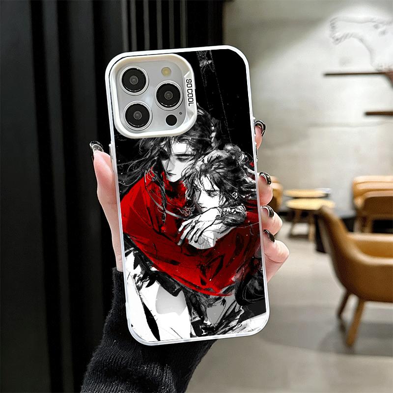 Благословение Небесного Владыки Аниме Мягкий Чехол для Телефона для iPhone 15 16 17 Pro Max 17Air 16E 14 Plus 13 12 Mini Ударопрочный Задний Чехол