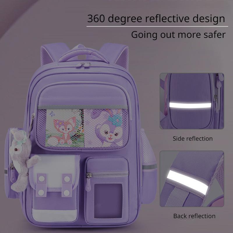 2025 Новый Ультралегкий Школьный Рюкзак для Ученика Студента Набор из 3 Предметов Детская Сумка для Книг 3-6 Класс Унисекс Оксфорд Водонепроницаемый Рюкзак Сумка для Учебы