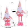 A Variety of Christmas Standing Telescopic Doll Hotel Window Christmas Snowman Elk Doll Decorative Ornaments