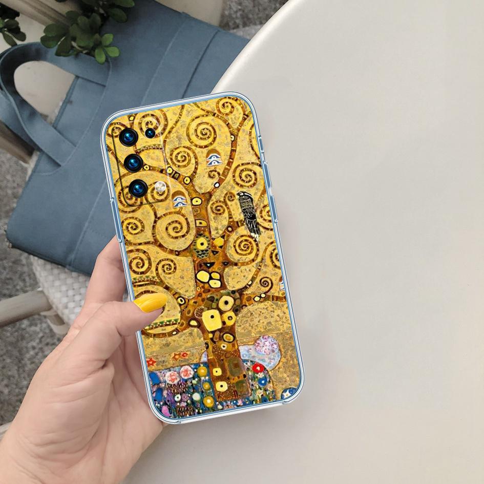 MY14 Чехол для телефона Густав Климт Прозрачный для Motorola Moto G40 G04 G05 One Ace Action Fusion + Plus Hyper Macro Vision Zoom