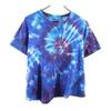 Made In Japan Tie-dye Asymmetrical Short Sleeve Asymmetry T-shirt Women Used