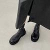 Женские ботинки Весна\Осень Круглый носок Толстая подошва Эластичные ботинки Новая подошва в виде сосновой шишки Дышащие челси Женская обувь на платформе Женщины