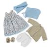 BlissfulPixie Handmade Waldorf Doll Clothes 30cm Clothing Set with Nice Box Girls Christmas Birthday Gift - Kate Clothing Accessories