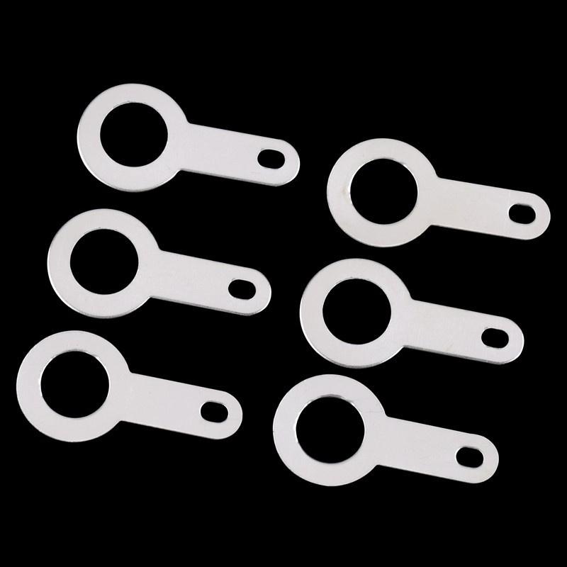 100 шт. посеребренная медная одинарная головка для пайки клемма круглая сварная шайба сварочный лист паяльный наконечник