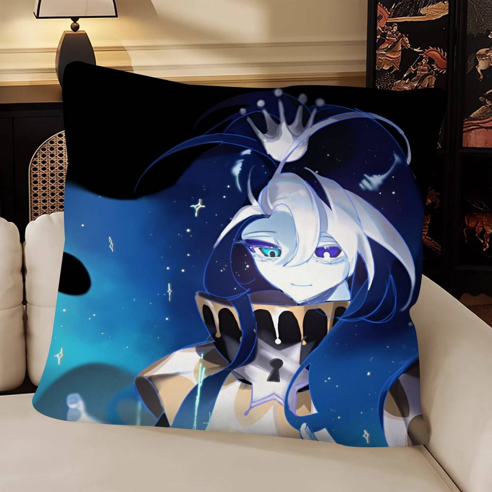 Shadow Milk Cookie Anime Pillow Case Fashion Square Pillowcase Bedroom Sofa Room Ins Decoration Leisure