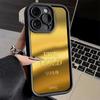 Чехол для телефона iPhone 17 Air 16E 15 16 Pro Max с тонкой золотой узорной печатью 14 Plus 13 12 Mini Мягкий силиконовый чехол Fundas