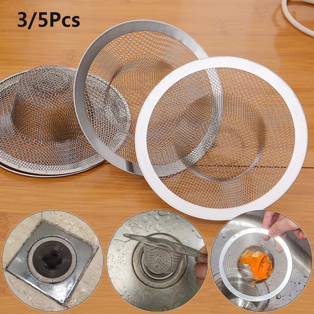Kitchen New Hair Clean Up Shower Sewer Anti Clog Waste Catcher Mesh Trap Drain Filter Sink Strainer