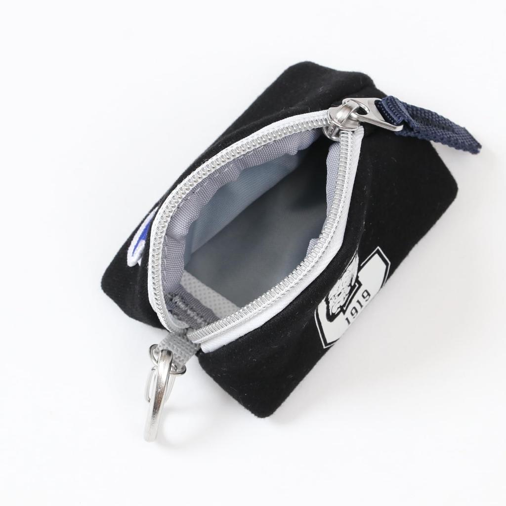 [Champion] Флисовый чехол для мячей с резиновым принтом для активного отдыха на открытом воздухе Аксессуары для гольфа C3-BG704B Черный