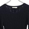 STEFANEL Made in Italy Wool Blend Long sleeve knit one piece M black Women Used