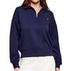 Polo SS26 Свободный крой Однотонная спортивная толстовка Женская толстовка 211B18685-010