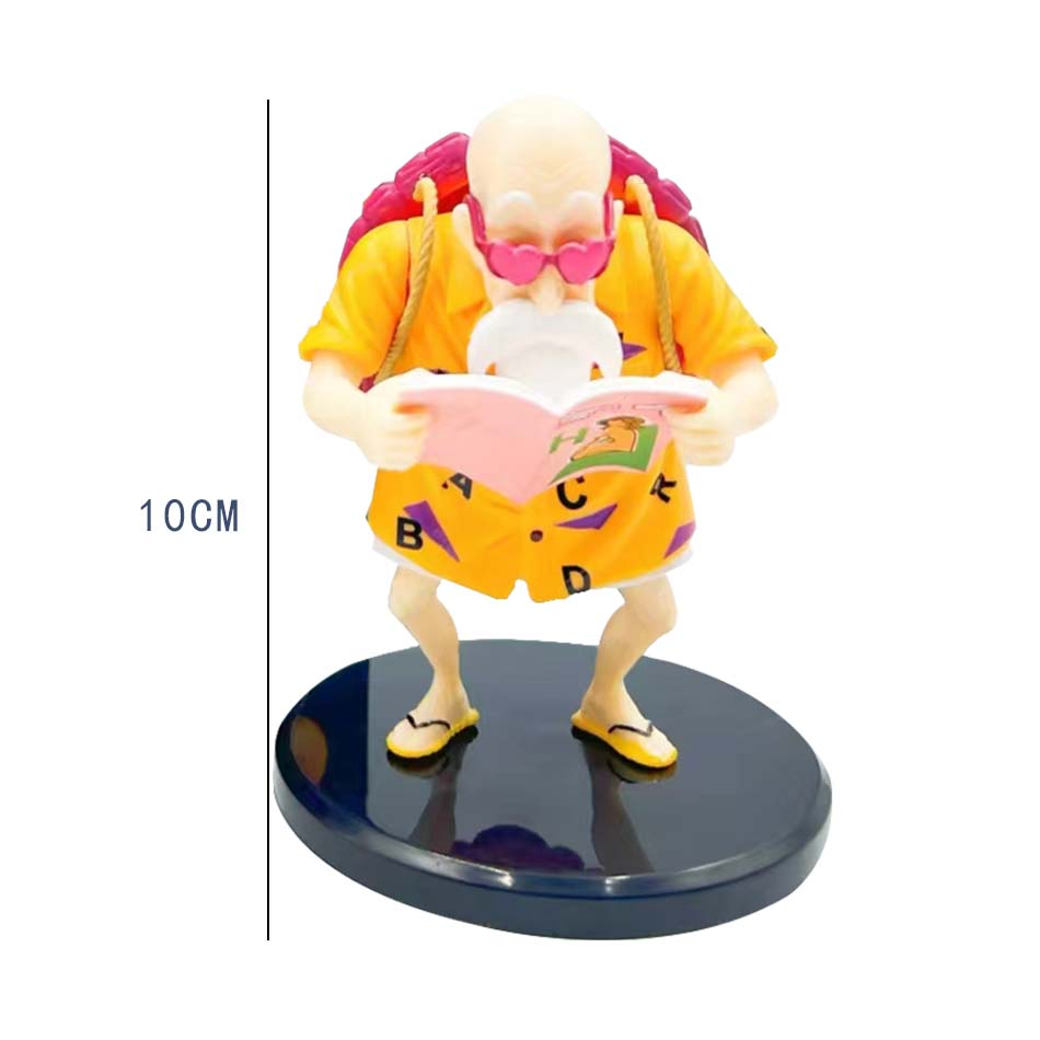 Dragon Ball Z Anime Figure Biye gesture lecherous Master Roshi Kame Sennin PVC Collection Decoration Action Figurine Toy Gift