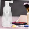 MOBUTOFU Powder Bottle with Puff, Fiber Powder Bottle, Hair Fiber Container, Baby Powder Container, Powder Puff, Transparent