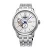 [Orient Star] Автоматические часы Скелетон с многослойным циферблатом RK-AV0B01S Мужские Белый Серебристый