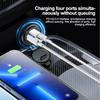 83 Вт Двойное USB и Type C Быстрое зарядное устройство с вольтметром для мотоциклов, грузовиков и лодок