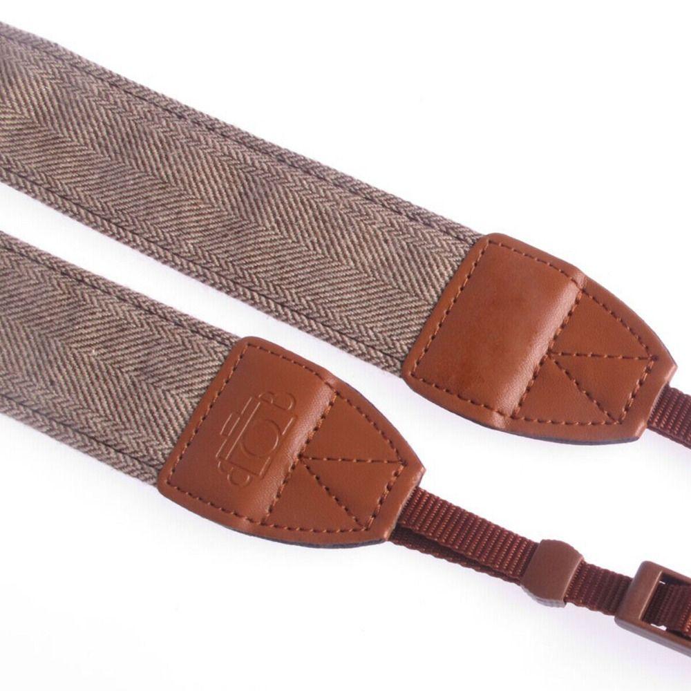 Ремень из хлопковой кожи для зеркальной камеры, универсальный ремень на плечо и шею для Sony/Nikon/Canon