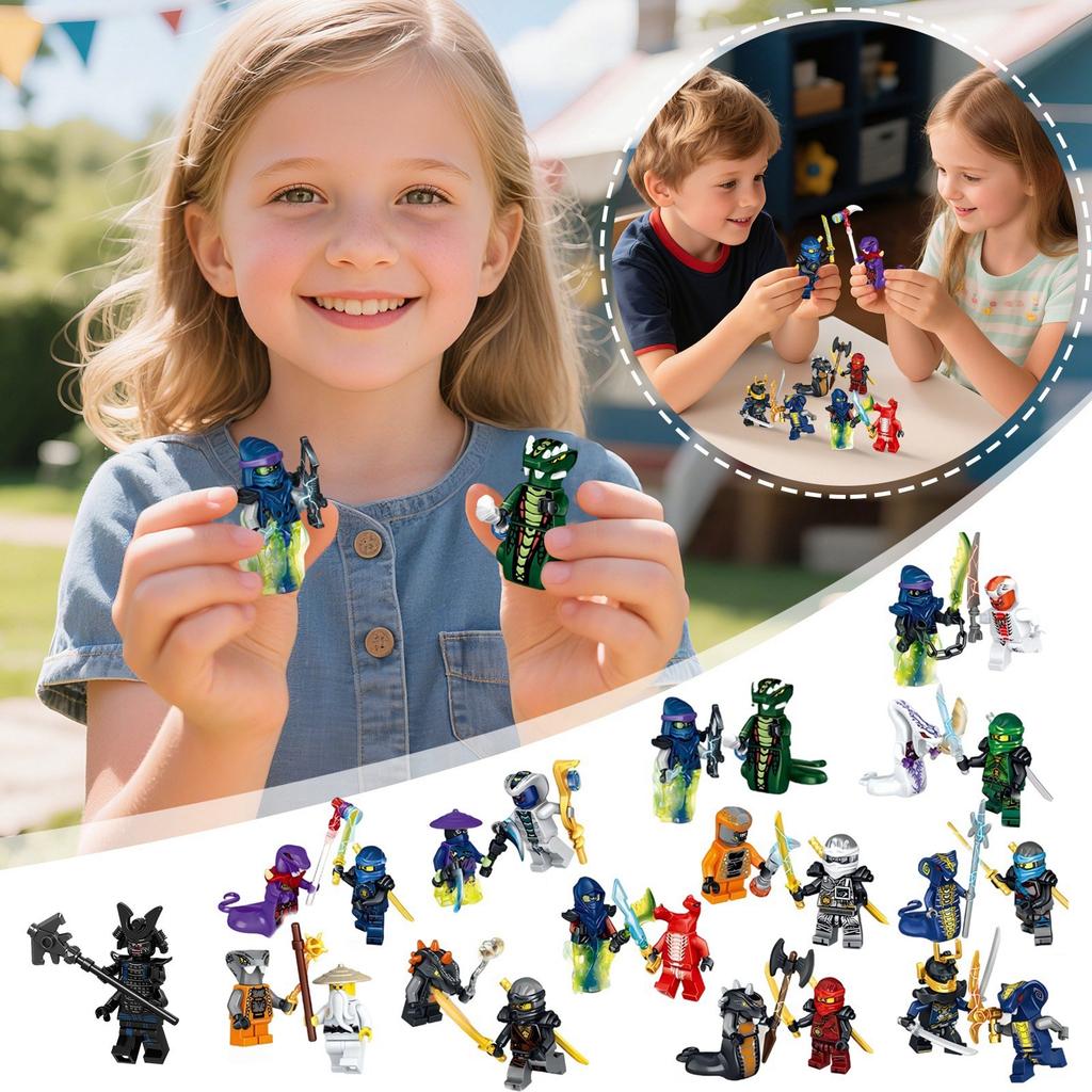Children's Building Block Figurines Are The Best Gifts For Kids Set